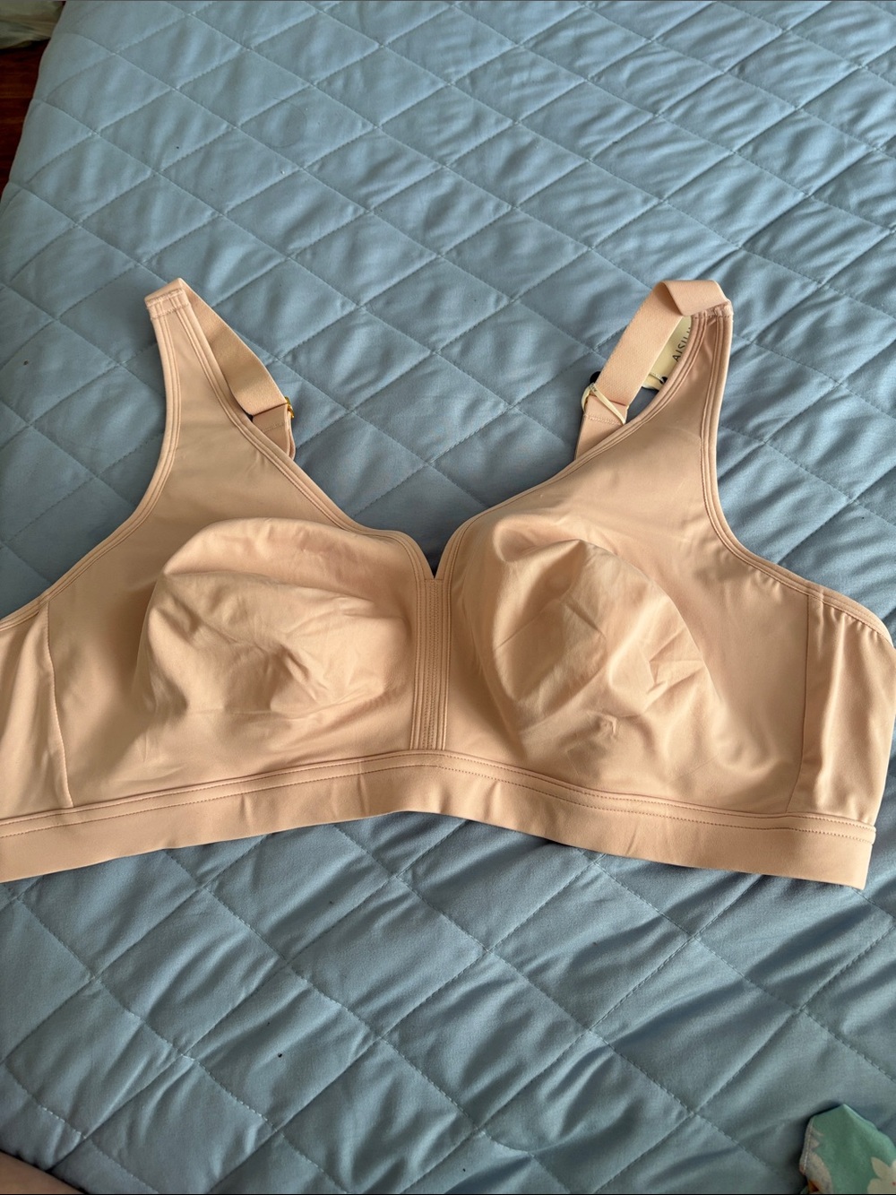 Seamless Nude Wireless Comfort Bra 48C
